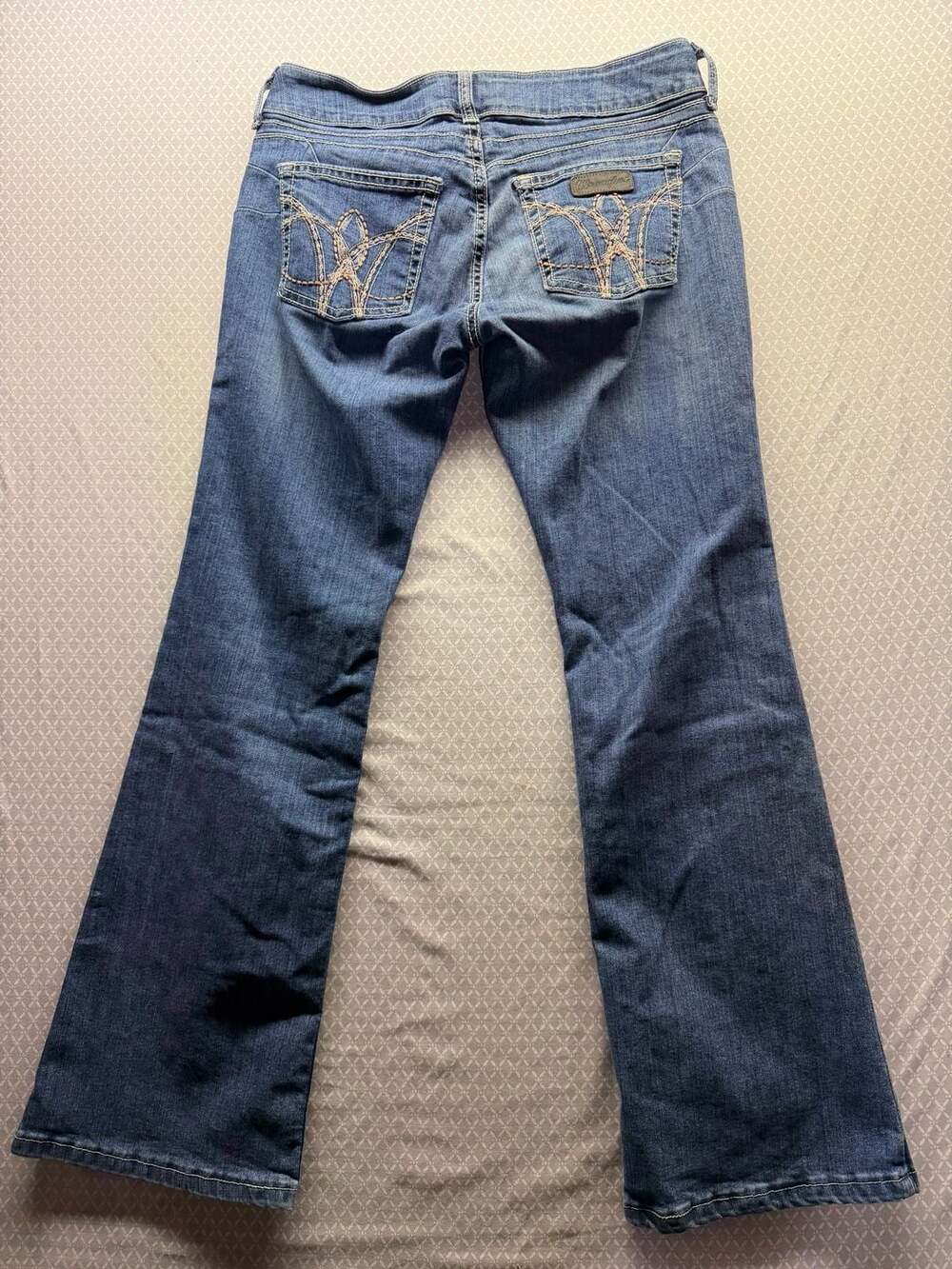 Wrangler Premium Patch Mid Rise Bootcut Jeans - Picture 7 of 12